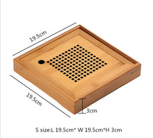 Load image into Gallery viewer, Traditional Bamboo Puer Tea Tray