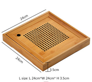 Traditional Bamboo Puer Tea Tray