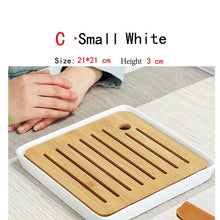 Load image into Gallery viewer, Ceramics Bamboo Tea Tray Board Table Chinese