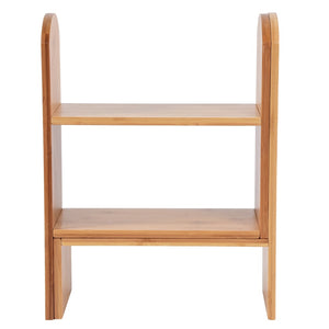 Adjustable Bamboo Bookcase